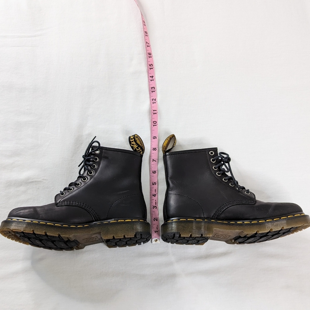 Dr. Martens 1460 Black Wintergrip Lace Up Boots - Picture 4 of 10